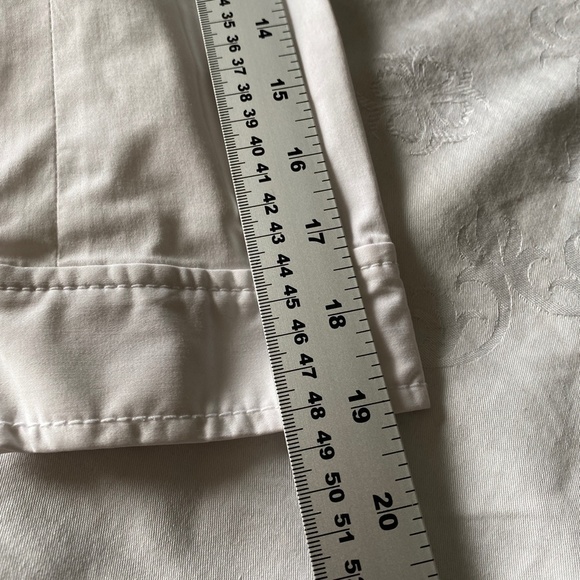 Club Monaco Women's White Front Button Cropped Light Cotton Jacket Size 6 - Picture 11 of 13